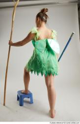 KATERINA STANDING POSE WITH SPEAR AND SWORD